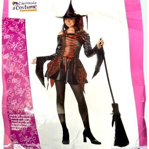Witch Abracadabra Girls Witch Costume Teen Youth Sz X- Large (12-14) Cosplay